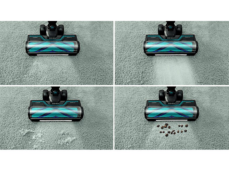 Aspirador escoba - Cecotec RX50 Pet Flex, 300 AW, 780 W, 90 min, Cepillo HairLess, Tubo flexible, Kit completo, Negro/Azul — foto 5