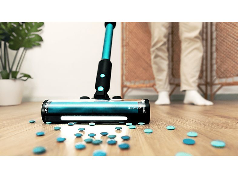 Aspirador escoba - Cecotec RX50 Pet Flex, 300 AW, 780 W, 90 min, Cepillo HairLess, Tubo flexible, Kit completo, Negro/Azul — foto 9