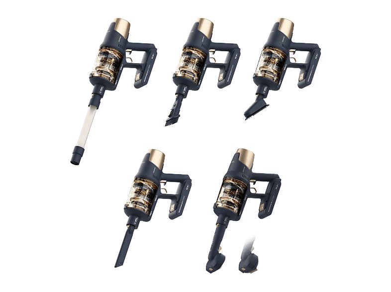 Aspirador escoba - Cecotec RX70 AquaPet Flex, 780 W, 100 min Autonomía, Cepillo HairLess XL, Sin bolsa, Negro/Dorado — foto 3