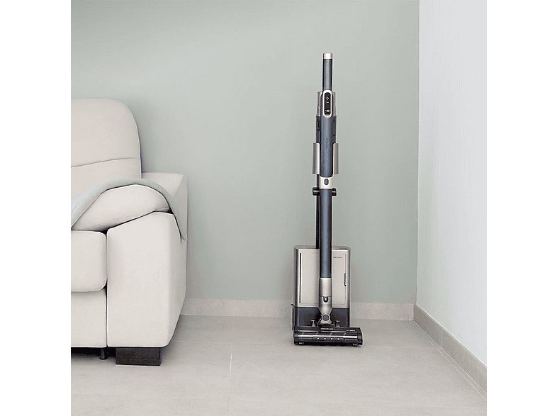 Aspirador escoba - Cecotec Scoba 3000 Station 2 en 1 ultraligero con base de autovaciado, 210 W, 20 kPa, Autonomía 40 min, Cepillo Jalisco, Azul — foto 5