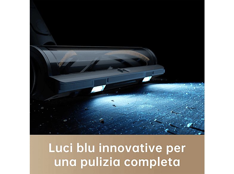Aspirador escoba - DREAME VTV97A, 570 W, Potencia de succión 27 kPa, Depósito 0,6 l, Autonomía 90 min, Negro — foto 5