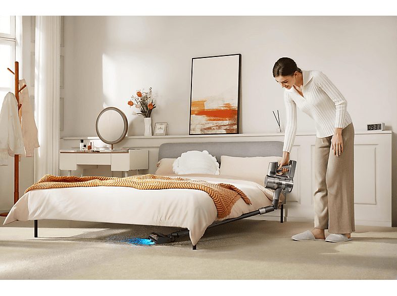 Aspirador escoba - DREAME VTV97A, 570 W, Potencia de succión 27 kPa, Depósito 0,6 l, Autonomía 90 min, Negro — foto 9