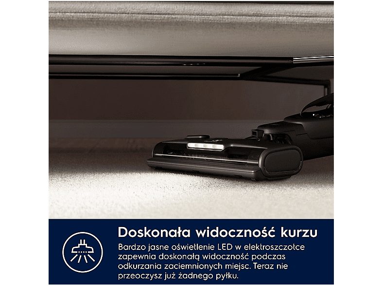 Aspirador escoba - ELECTROLUX ES52CB21DB, 29 W, Potencia de succión 27 W, Depósito 0,3 l, Autonomía 50 min, Azul — foto 6