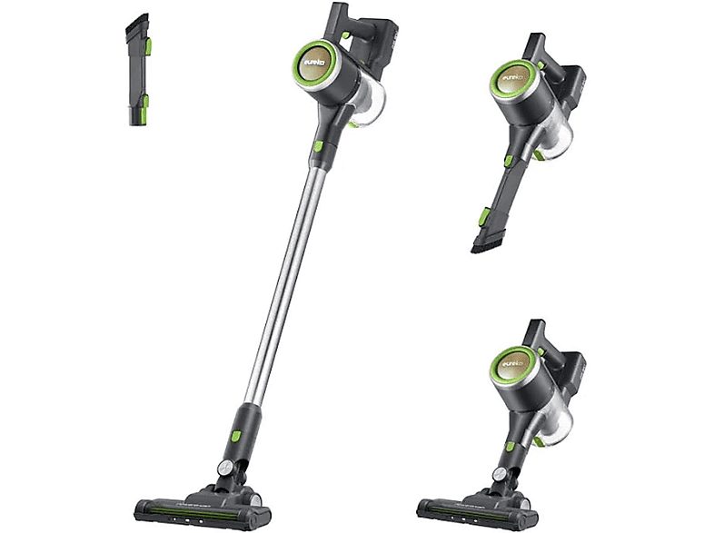 EUREKA Aspirador escoba - EUREKA NEC370, 300 W, Depósito 0,5 l, Autonomía 40 min, Negro