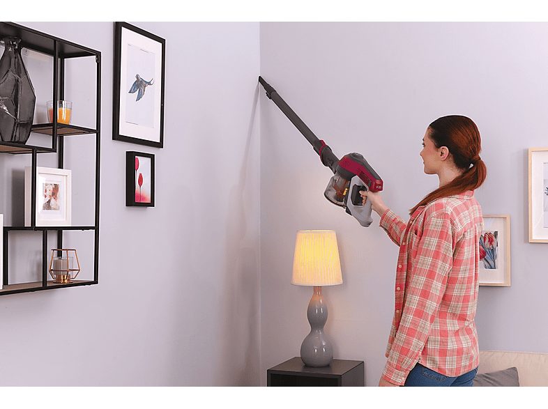 Aspirador escoba - HOOVER 39401007, 160 W, Depósito 0,9 l, Autonomía 30 min, Gris Lunar/Magenta/Titanio Grego — foto 7