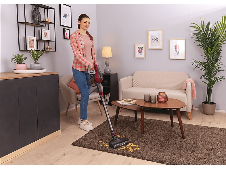 Aspirador escoba - HOOVER 39401007, 160 W, Depósito 0,9 l, Autonomía 30 min, Gris Lunar/Magenta/Titanio Grego — foto 9