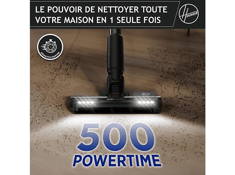 Aspirador escoba - HOOVER 39401036, 165 W, Potencia de succión 165 AirWatt, Depósito 1 l, Autonomía 40 min, Azul — foto 5