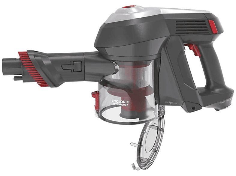 Aspirador escoba - HOOVER H-FREE HF122GPT, 170 W, Potencia de succión 170 W, Depósito 0,9 l, Autonomía 40 min, Rojo Metálico — foto 6