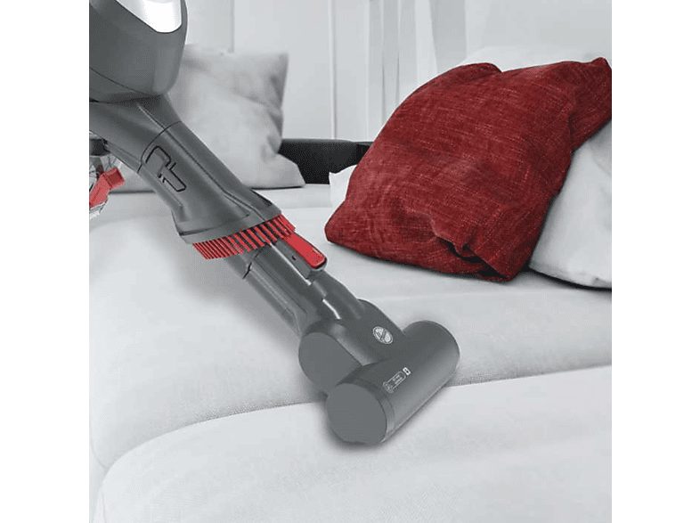 Aspirador escoba - HOOVER H-FREE HF122GPT, 170 W, Potencia de succión 170 W, Depósito 0,9 l, Autonomía 40 min, Rojo Metálico — foto 7