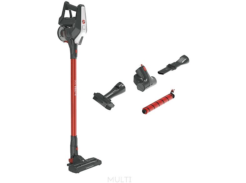 Aspirador escoba - HOOVER HF322AFP 011 22 V, 240 W, Depósito 0,7 l, Autonomía 40 min, Gris