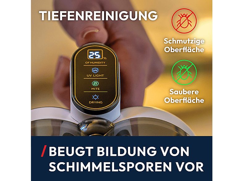 Aspirador escoba - HOOVER HMC510UV 011, 400 W, Depósito 0,6 l, Salvia, Blanco — foto 9