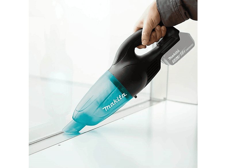 Aspirador escoba - MAKITA 202854088, 30 W, Potencia de succión 30 AirWatt, Depósito 0,65 l, Negro, azul — foto 7