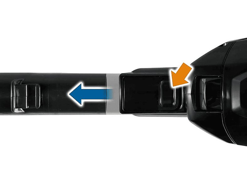 Aspirador escoba - MAKITA CL002GZ03, 104 W, Depósito 0,5 l, Autonomía 25 min, Negro — foto 6