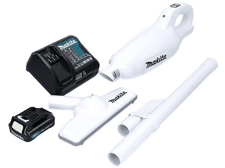 Aspirador escoba - MAKITA CL108FDSAW, 30 W, Depósito 0,6 l, Autonomía 13.0 min, Blanco — foto 2