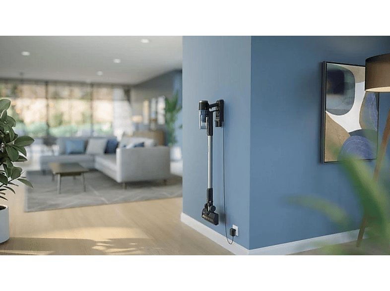 Aspirador escoba - PHILIPS XC3032/01, 410 W, Potencia de succión 150 AirWatt, Depósito 0,5 l, Autonomía 40 min, Negro, Azul — foto 9