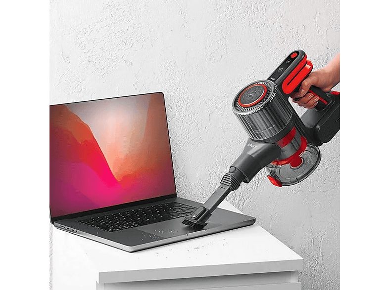 Aspirador escoba - POLTI Forzaspira D-Power SR550, 29,6 V, Depósito 0,6 l, Autonomía 40 min, Rojo — foto 2