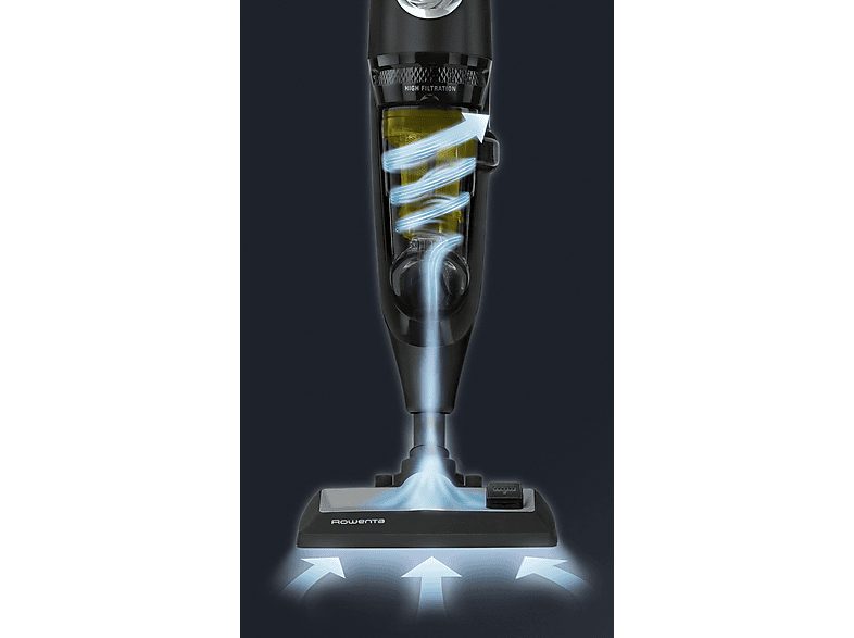 Aspirador escoba - ROWENTA Powerline Extreme Cyclonic RH8155 WA, 750 W, Depósito 0,9 l, Negro — foto 8