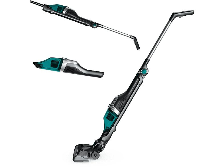 Aspirador escoba - ROWENTA RH1239WO, 145 W, Potencia de succión 200 AirWatt, Depósito 0,4 l, Autonomía 40 min, Negro y azul — foto 3