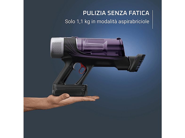 Aspirador escoba - ROWENTA RH2037WO, 250 W, Potencia de succión 100 W, Depósito 0,44 l, Autonomía 45 min, Multicolor — foto 3