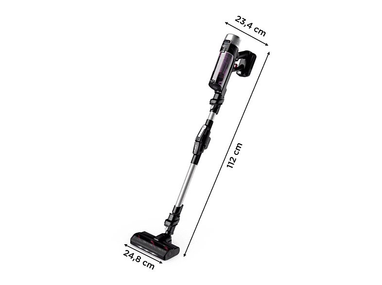 Aspirador escoba - ROWENTA RH2037WO, 250 W, Potencia de succión 100 W, Depósito 0,44 l, Autonomía 45 min, Multicolor — foto 7