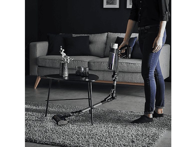 Aspirador escoba - ROWENTA RH2038, 250 W, Potencia de succión 100 AirWatt, Depósito 0,4 l, Autonomía 45 min, Negro — foto 2