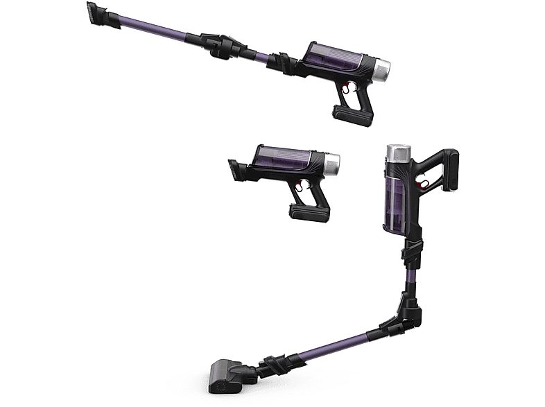 Aspirador escoba - Rowenta RH2039WO X-Force Flex 9.60 Allergy, 200 W, 0.4 L, 45 min, Tecnol. Ciclónica, 3 modos, Multisuperficie, Ultraligera, Púrpura — foto 7
