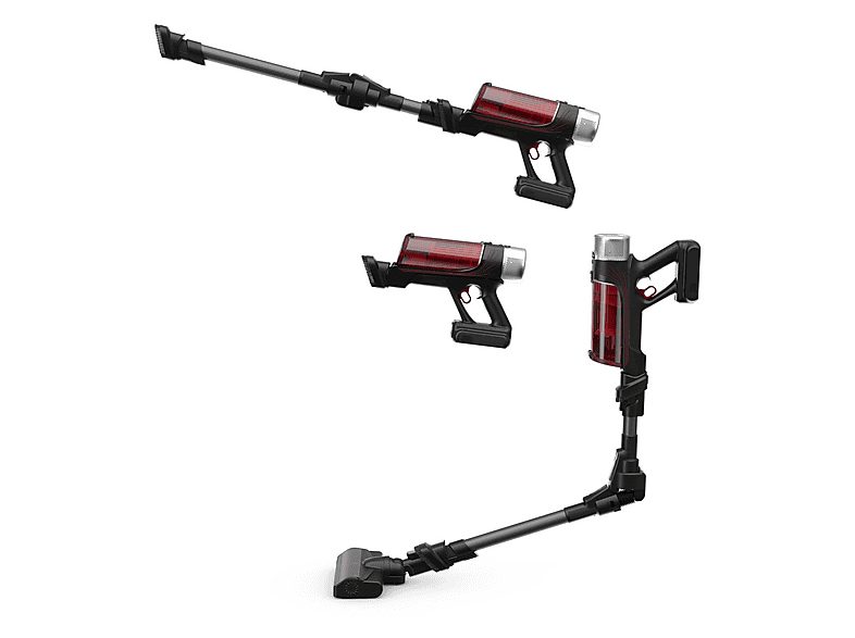 Aspirador escoba - ROWENTA RH2078WO, 250 W, Potencia de succión 100 AirWatt, Depósito 0,4 l, Autonomía 45 min, Negro, Rojo — foto 4