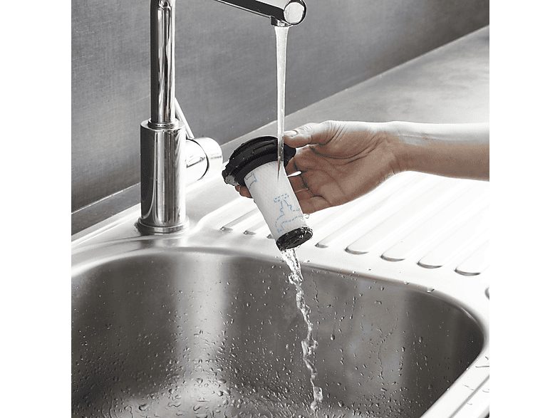 Aspirador escoba - Rowenta RH2079 X-Force Flex 9.60 Animal Care, 200 W, 0.4 L, 45 min, Tecno.Ciclónica, 3 modos, Ultraligera, Especial Mascotas, Roja — foto 11