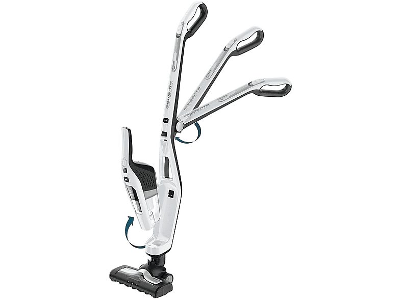 Aspirador escoba - ROWENTA RH6737WH, 110 W, Potencia de succión 18 W, Depósito 0,6 l, Autonomía 45 min, Blanco — foto 2