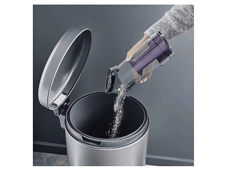 Aspirador escoba - ROWENTA RH6A21WO, 140 W, Potencia de succión 30 AirWatt, Depósito 0,44 l, Autonomía 45 min, Morado y aluminio — foto 7