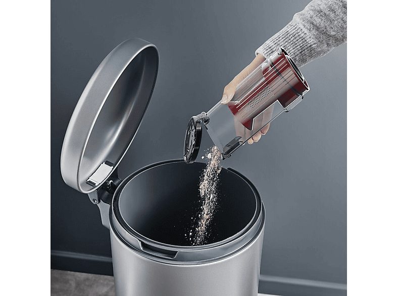 Aspirador escoba - ROWENTA RH6A71WO, 140 W, Potencia de succión 30 AirWatt, Depósito 0,44 l, Autonomía 40 min - 1 h, Aluminio, Rojo — foto 8