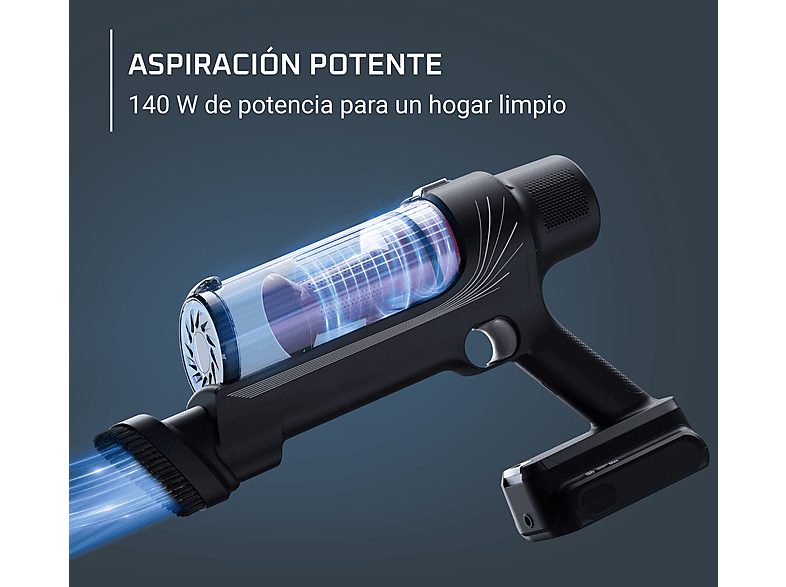 Aspirador escoba - Rowenta RH6A75WO X-Pert 7. 60 Animal Care, 140 W, 0.44 L, 45 min, Ligera, Multisuperficie, Especial mascotas, Rojo — foto 3