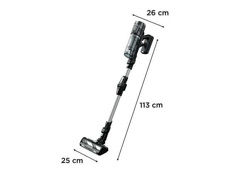 Aspirador escoba - ROWENTA RH9A32WO, 150,00 W, Potencia de succión 150 AirWatt, Depósito 0,65 l, Autonomía 60 min, Aluminio, Verde — foto 3