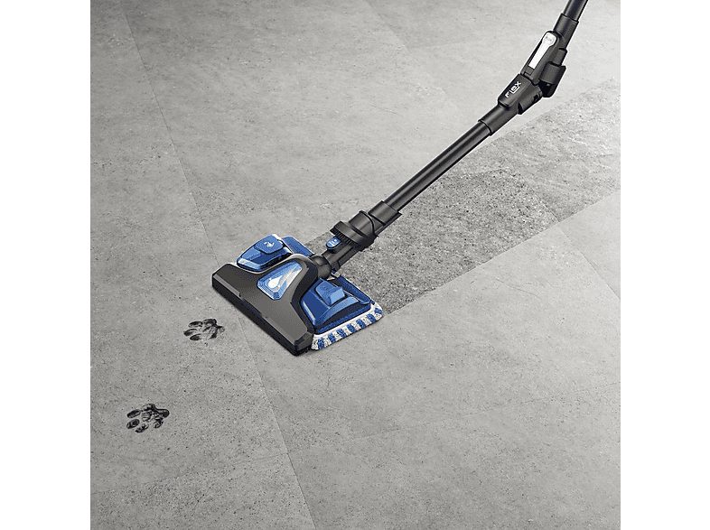 Aspirador escoba - ROWENTA X-Force Flex 9.60 Aqua RH20C4, 250 W, Potencia de succión 100 AirWatt, Depósito 0,4 l, Autonomía 60 min, Azul — foto 8