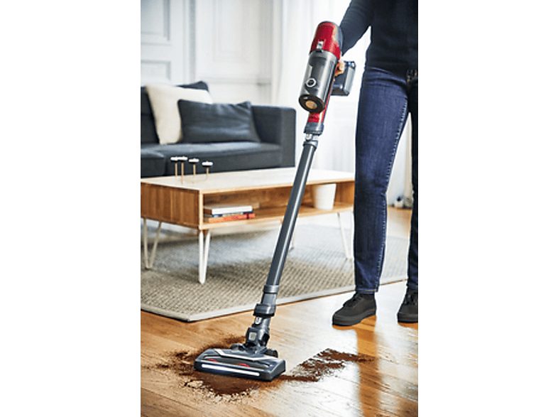 Aspirador escoba - ROWENTA X-Pert 6.60 RH6878WO, 100 W, Potencia de succión 25 AirWatt, Depósito 0,55 l, Autonomía 45 min, Rojo — foto 7