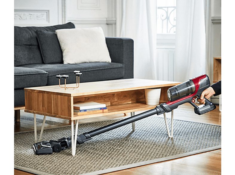 Aspirador escoba - ROWENTA X-Pert 6.60 RH6878WO, 100 W, Potencia de succión 25 AirWatt, Depósito 0,55 l, Autonomía 45 min, Rojo — foto 8