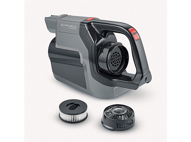 Aspirador escoba - SEVERIN HV_7185, 280 W, Potencia de succión 20000 kPa, Depósito 1 l, Autonomía 60 min, antracita — foto 3