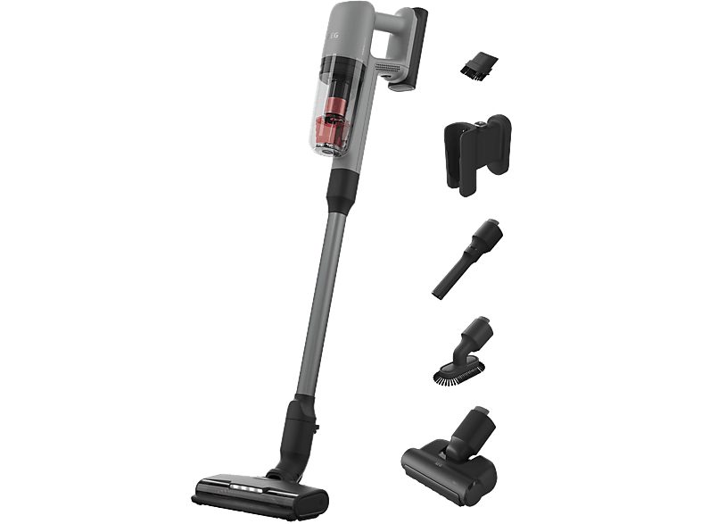 Aspirador escoba sin cable - AEG AP71AB14UG, Potencia de succión 95 W, Depósito 0,3 l, Autonomía 40min, Gris