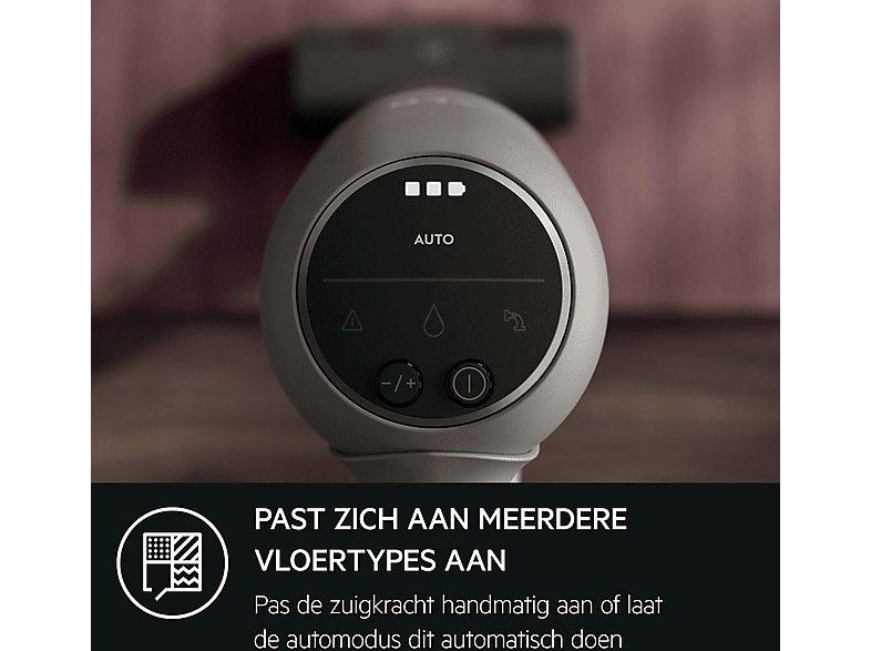 Aspirador escoba sin cable - AEG AP71AB14UG, Potencia de succión 95 W, Depósito 0,3 l, Autonomía 40min, Gris — foto 4