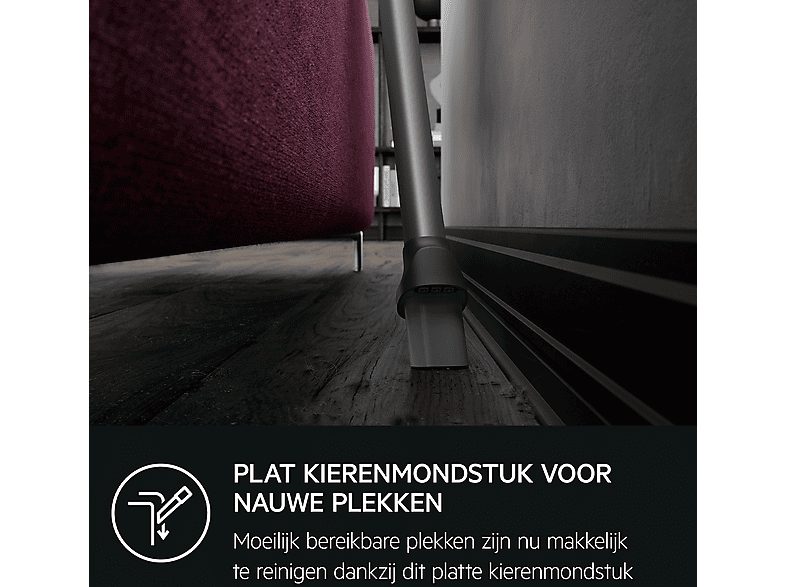 Aspirador escoba sin cable - AEG AP71AB14UG, Potencia de succión 95 W, Depósito 0,3 l, Autonomía 40min, Gris — foto 7