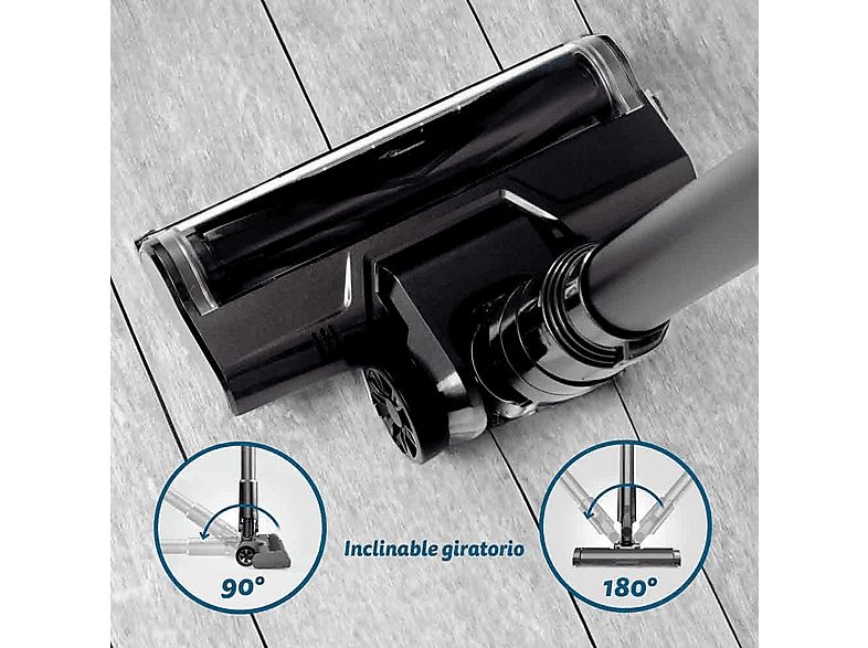 Aspirador escoba sin cable - GRUNKEL ASP-27KPA, 350 W, Depósito 950 ml, Autonomía 45 Min., Black — foto 6