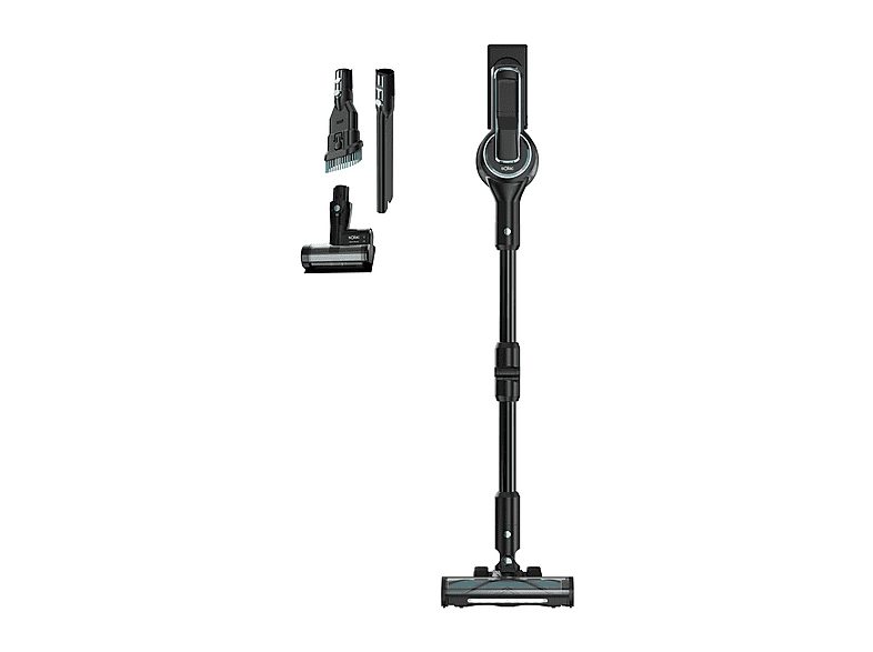 Aspirador Escoba - SOLAC S600 Radiant, 600 W, Potencia de succión 210 AirWatt, Depósito 1,5 l, Autonomía 60 min, Negro