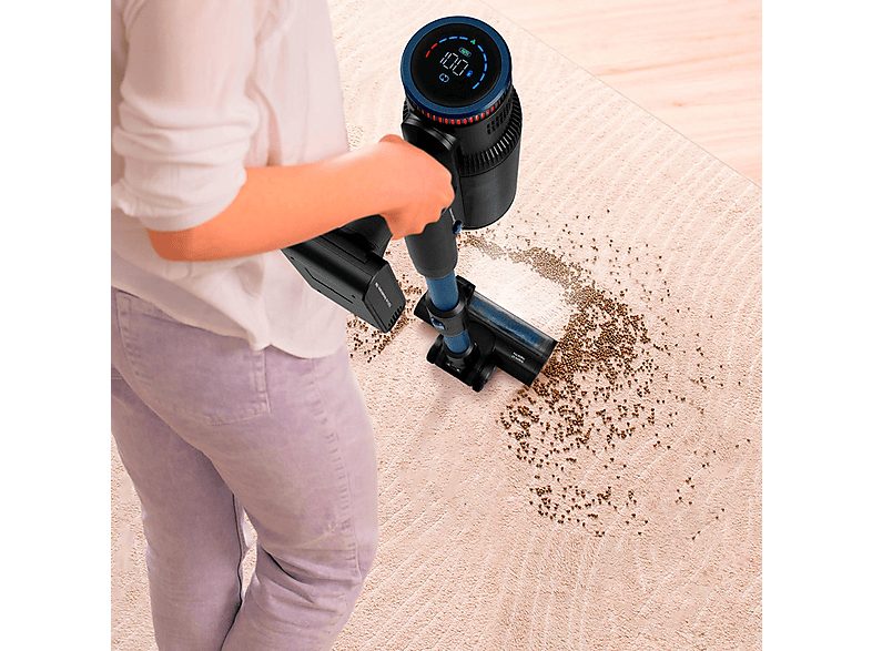 Aspirador escoba - UFESA U7 Digital PRO, 500 W, Potencia de succión 26000 kPa, Depósito 0,6 l, Autonomía 80 min, Negro — foto 2