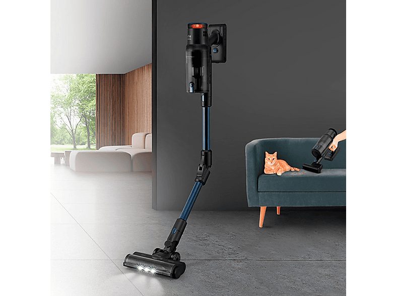 Aspirador escoba - UFESA U7 Digital PRO, 500 W, Potencia de succión 26000 kPa, Depósito 0,6 l, Autonomía 80 min, Negro — foto 6