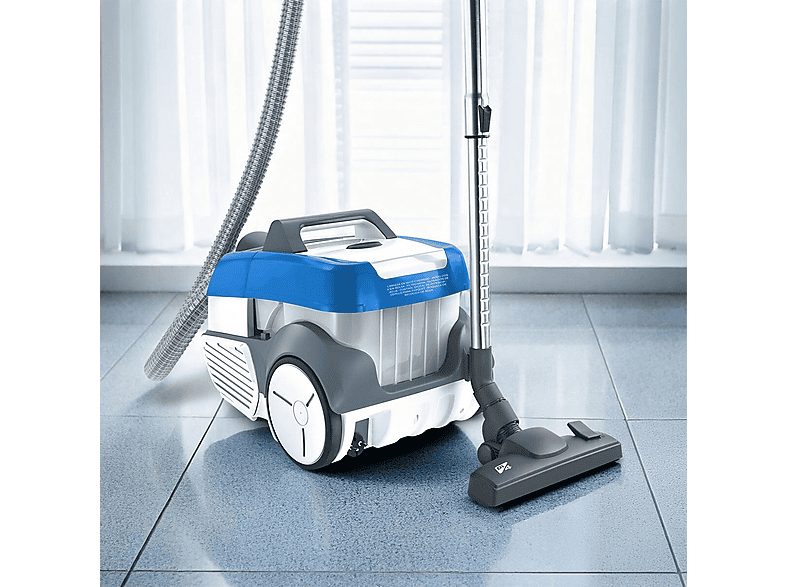 Aspirador seco y húmedo - DI4 Aquamax, 2100,0 W, Depósito 5.2 l, Azul y Blanco — foto 2