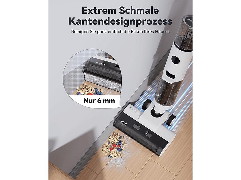 Aspirador Seco y Húmedo - JONR ED12, 200 W, Potencia de succión 160 W, Depósito 0.85 liters, Blanco — foto 2