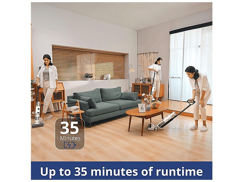 Aspirador Seco y Húmedo - JONR ED12, 200 W, Potencia de succión 160 W, Depósito 0.85 liters, Blanco — foto 7