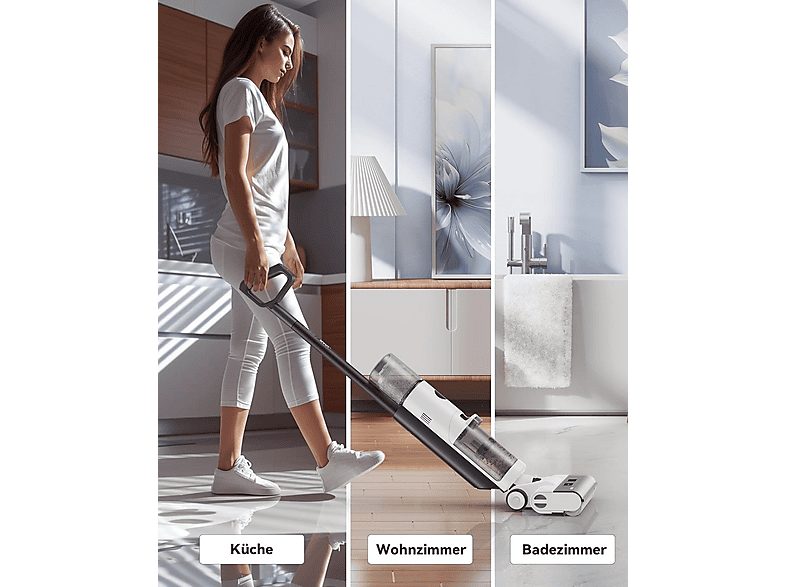 Aspirador Seco y Húmedo - JONR ED12, 200 W, Potencia de succión 160 W, Depósito 0.85 liters, Blanco — foto 8