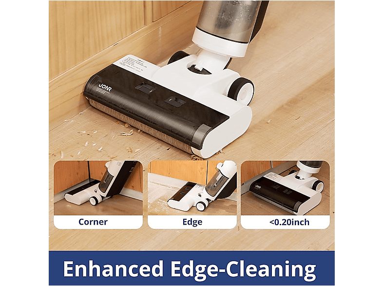 Aspirador Seco y Húmedo - JONR ED12, 200 W, Potencia de succión 160 W, Depósito 0.85 liters, Blanco — foto 9