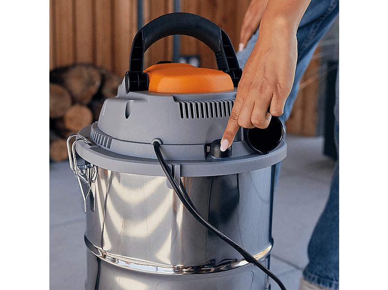 Aspirador seco y húmedo - ZEEGMA ZE-ZONDER PRO MULTI SILVER, 1600 W, Potencia de succión 22 kPa, Depósito 25 Litros, Plata — foto 10